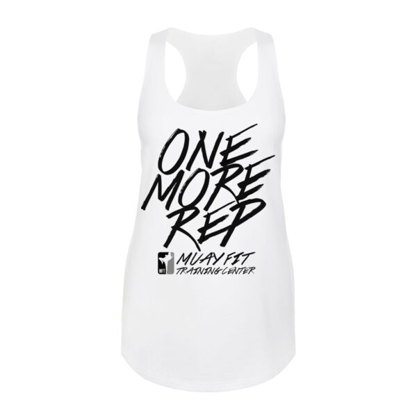 ONE MORE REP - WOMEN'S FITTED TANK TOP Thumbnail